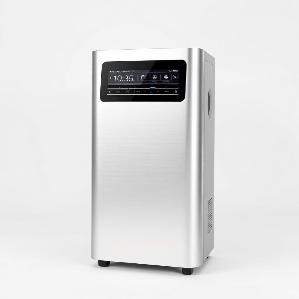 Smart Touchscreen Mobiele Airco 14.000 BTU – RVS Behuizing