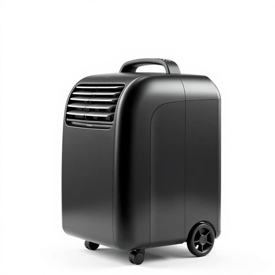 Compacte Mobiele Airco met Trolley Wielen 10.000 BTU