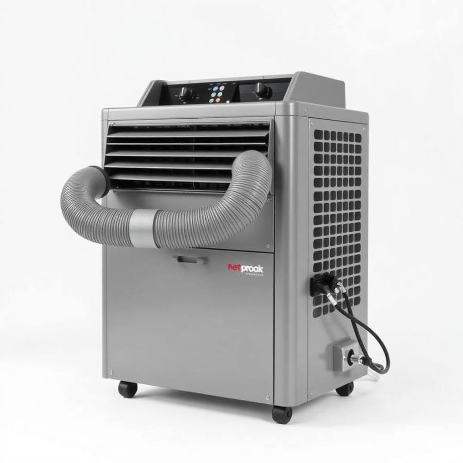 Industriële Dual-Hose Mobiele Airco 16.000 BTU