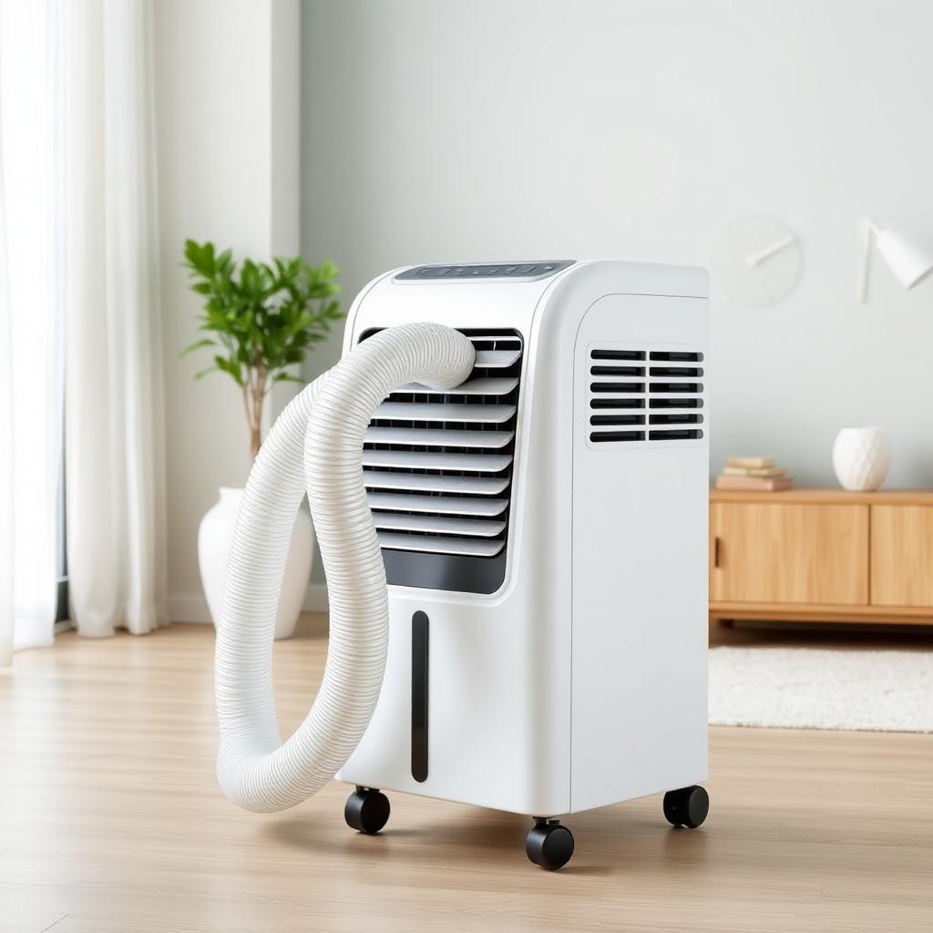 Mobiele Airco met Afvoerslang – Verrijdbaar Model voor Tijdelijke Koeling
