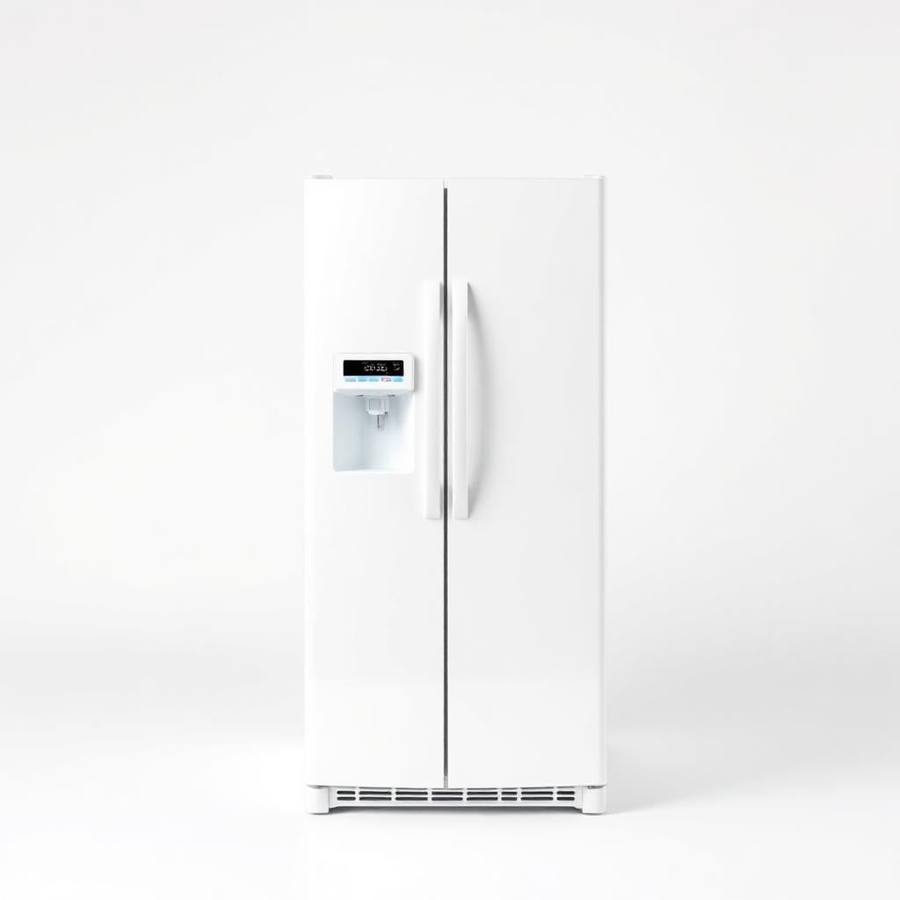 Compacte Amerikaanse Koelkast voor Kleinere Keukens – Smal Side-by-Side Model