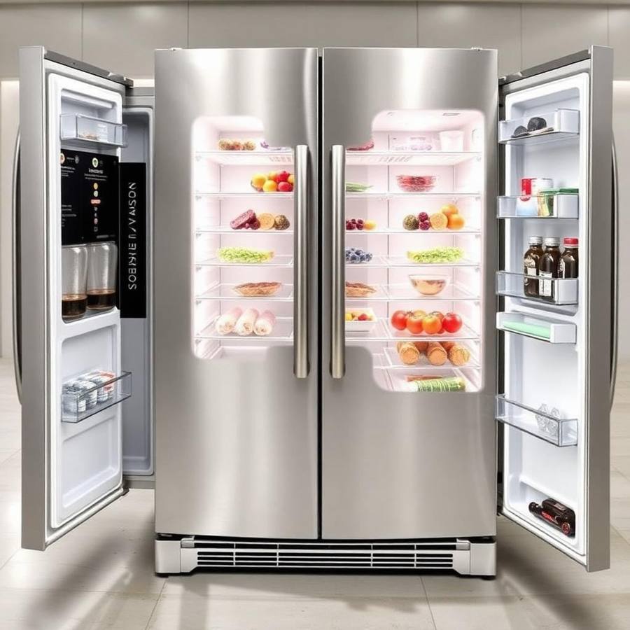 French Door Koelkast met Flexibele Temperatuurzone – Veelzijdig Model met Convertible Vak
