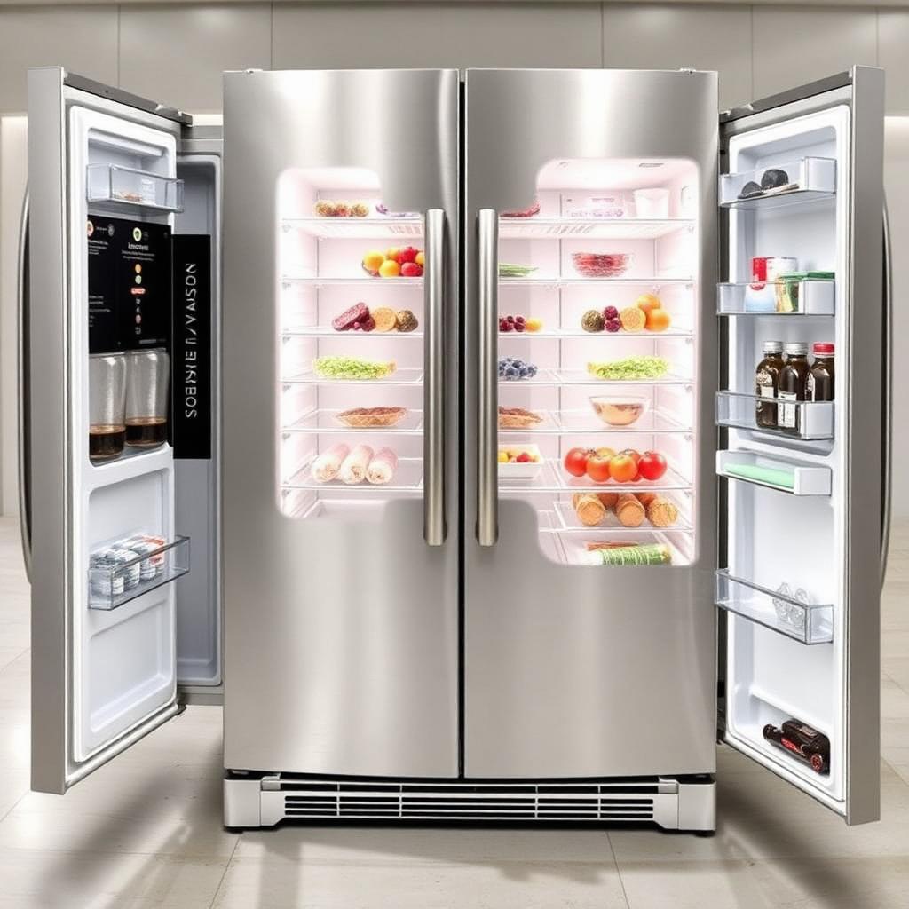 French Door Koelkast met Flexibele Temperatuurzone – Veelzijdig Model met Convertible Vak