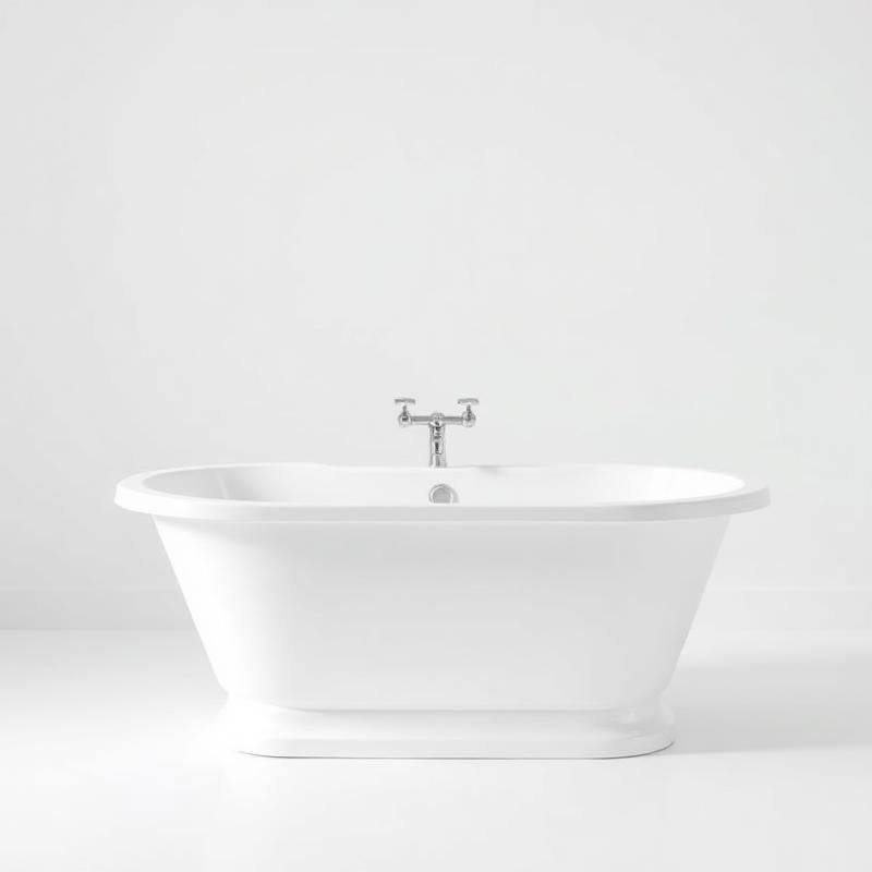 American Standard 152cm Bad met Porseleinen Afwerking