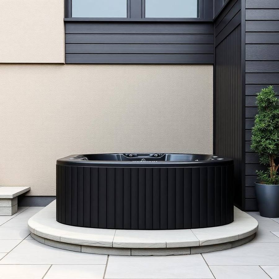 Premium Acryl Spa – Architectonisch Steel Design
