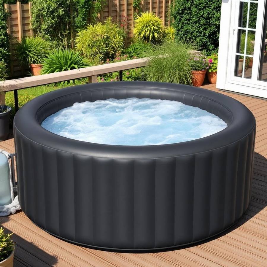Opblaasbare Bubbel Jacuzzi 4–6 Personen Rond