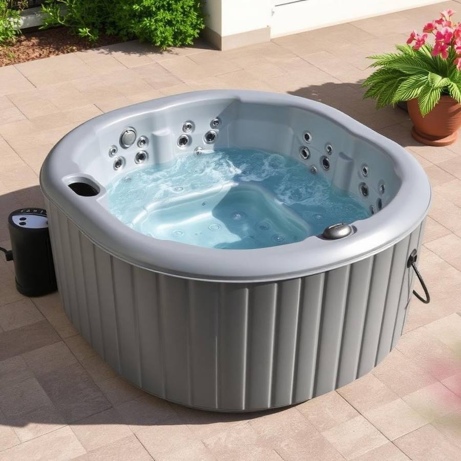 Compacte 4-Persoons Plug-and-Play Spa