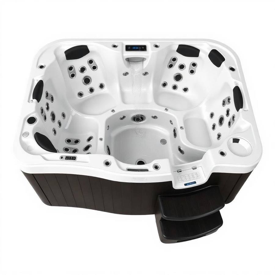 Acryl 6-Persoons Spa met Waterval & Ozonator
