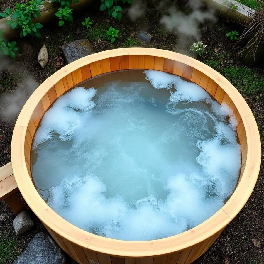 Houten Cederhout Soaking Tub Scandinavisch