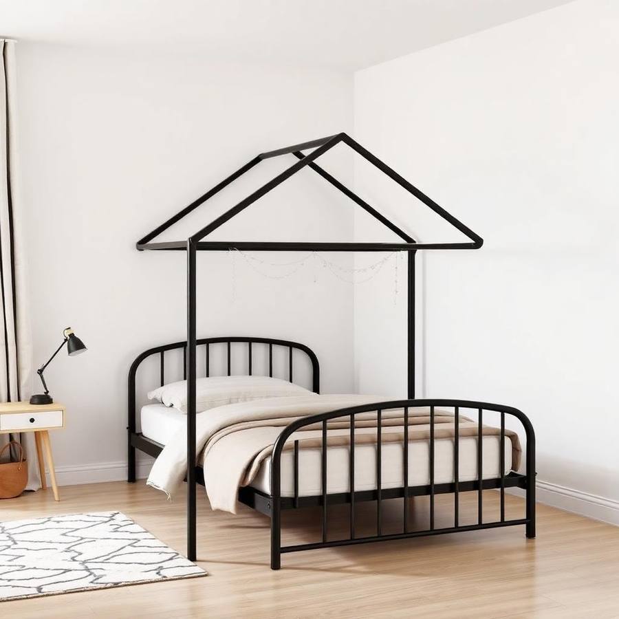 Premium Massief Houten Kinderhuisbed — Luxe Duurzaam Huisbed met FSC-hout