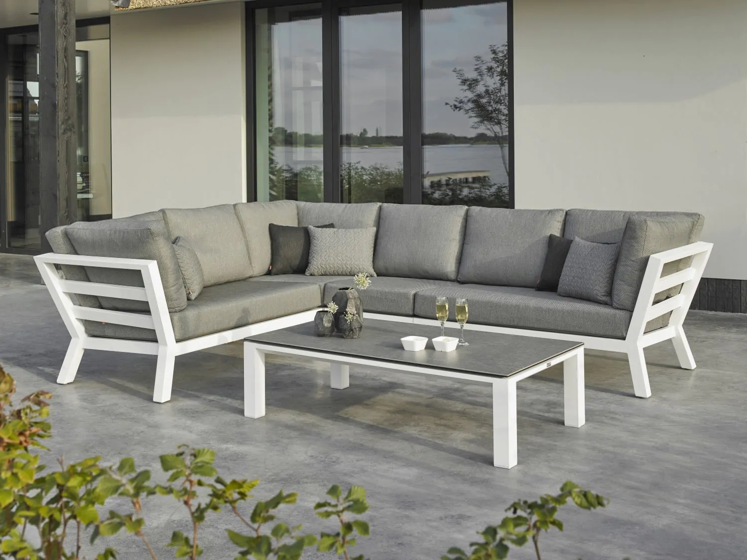 Timber Loungeset – Modulair Uitbreidbaar