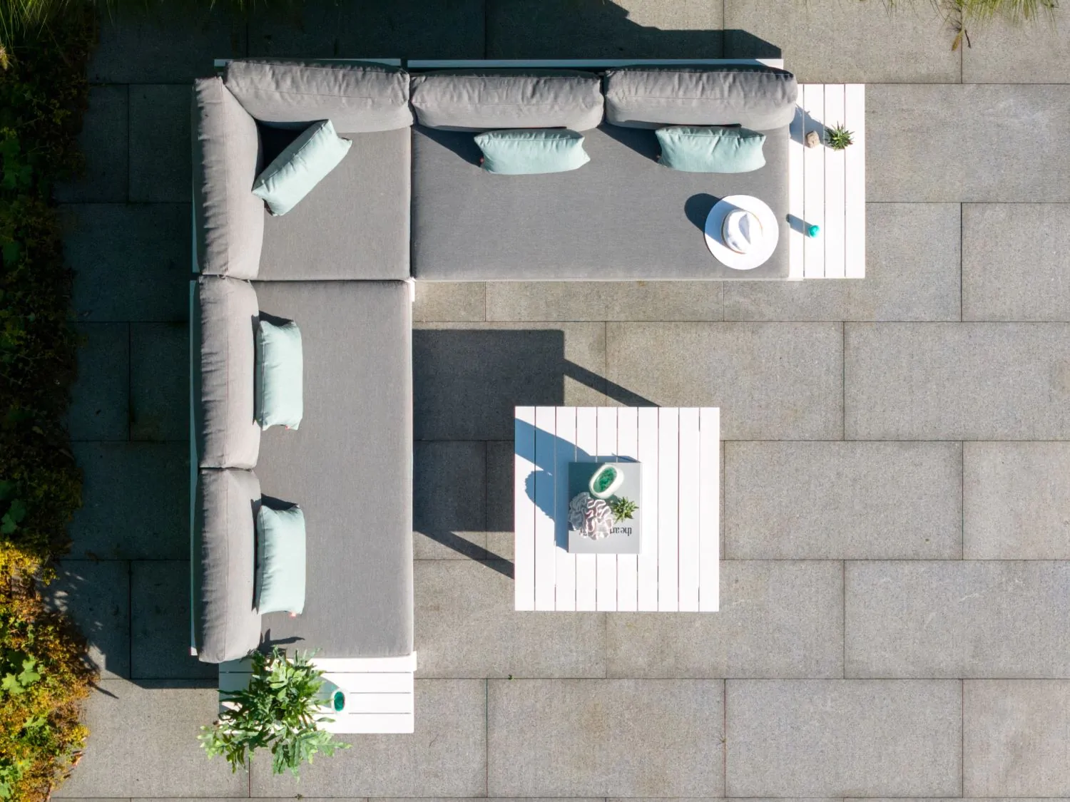 Ibiza Loungeset – Onderhoudsarm Aluminium