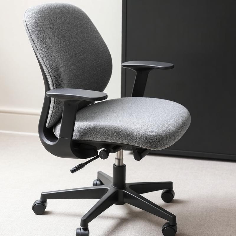 Verstelbare Ergonomische Bureaustoel in Grijs — Comfortabele Kantoorstoel voor Elke Dag