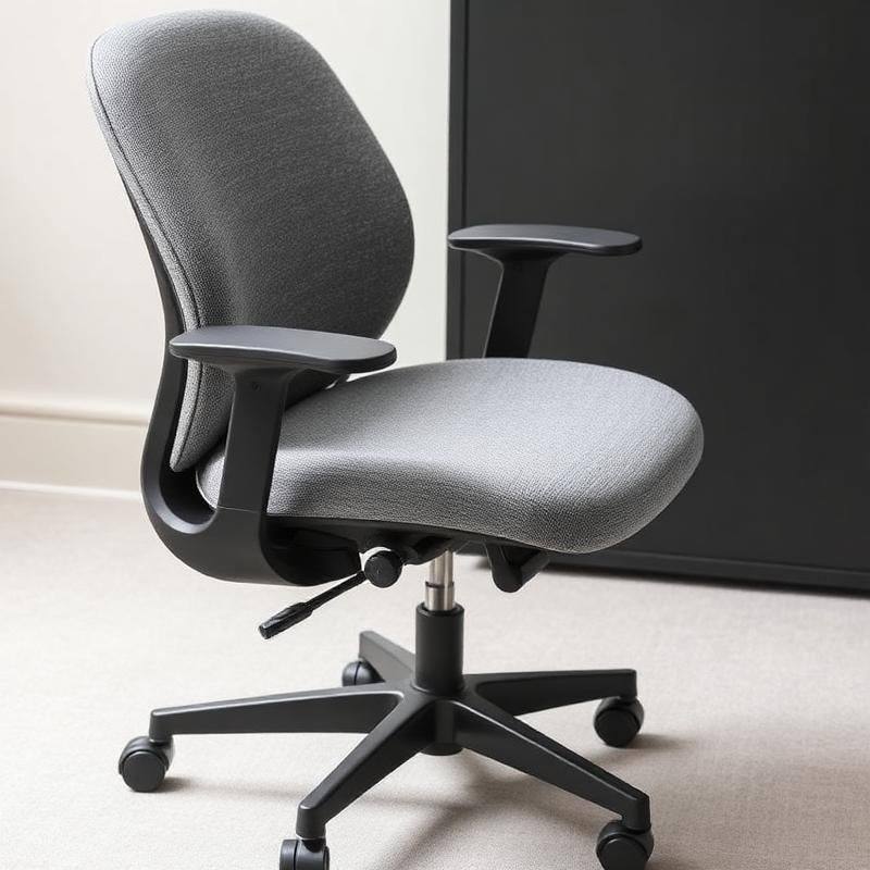 Verstelbare Ergonomische Bureaustoel in Grijs — Comfortabele Kantoorstoel voor Elke Dag