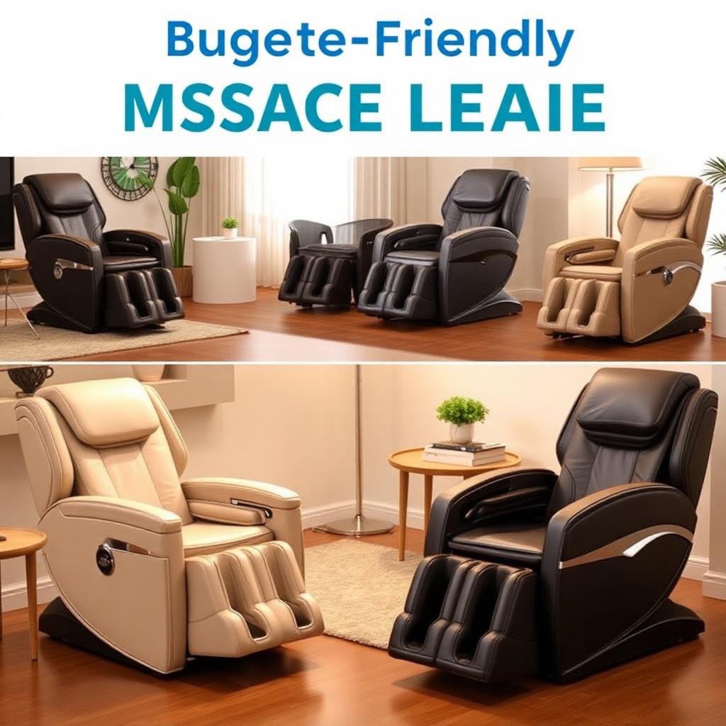 Betaalbare budget massage stoelen voor thuisgebruik