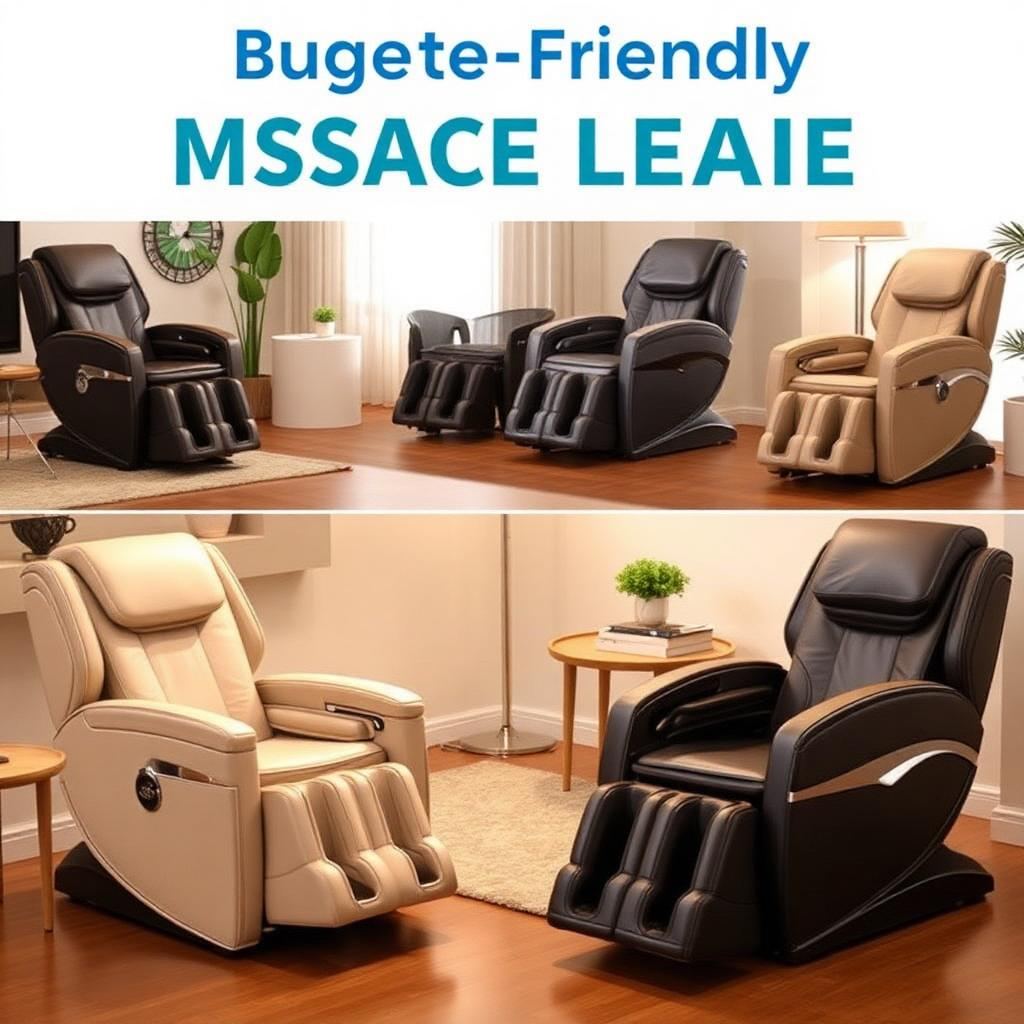 Betaalbare budget massage stoelen voor thuisgebruik