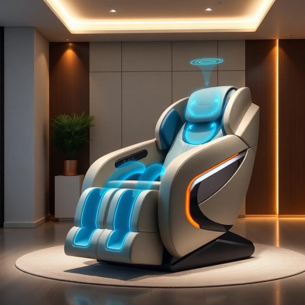 Premium 4D massage stoel met geavanceerde rollers