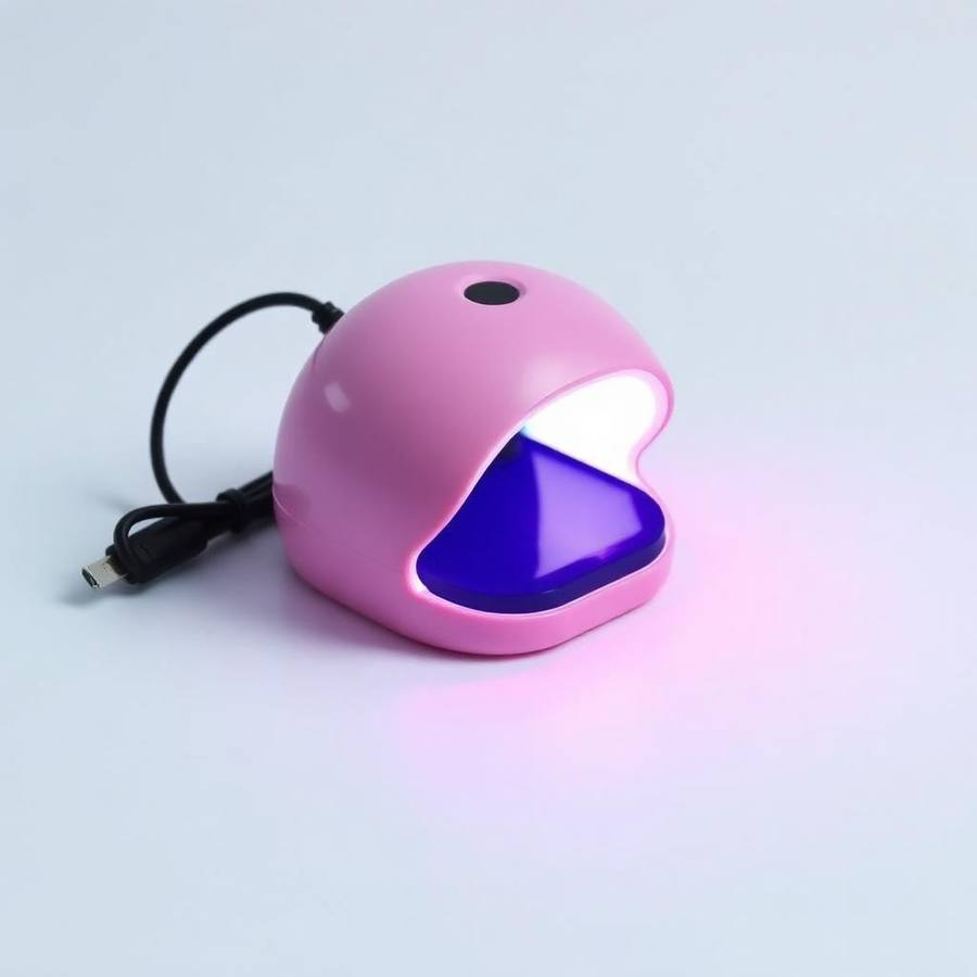 Mini Travel Pink Nageldroger – USB Powered