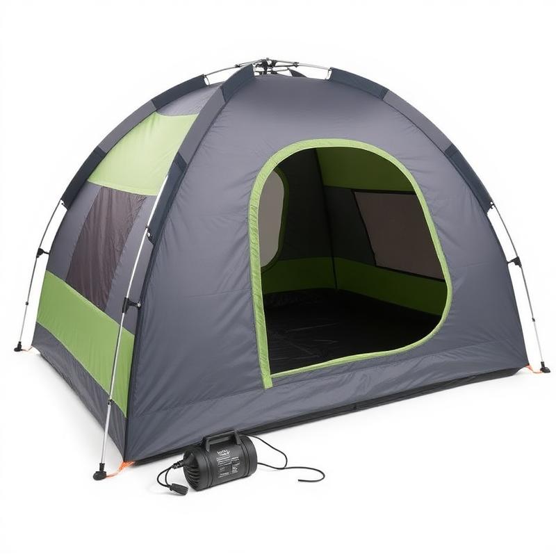 Complete Opblaasbare Tent Set met Pomp en Draagtas - Air Tent Startpakket