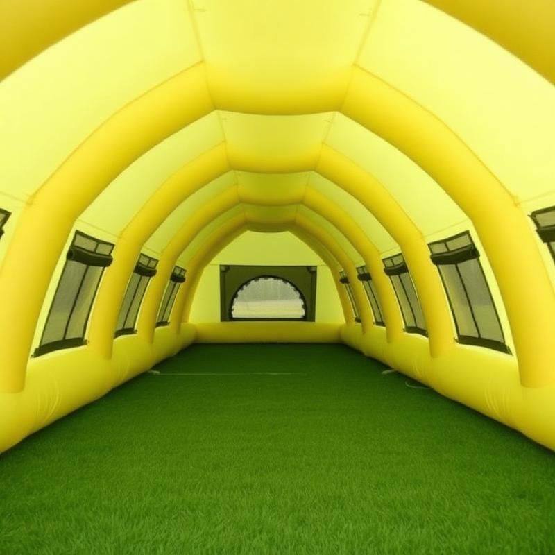 Grote Opblaasbare Familietent met Verduisterende Slaapcabines - Air Tent XL