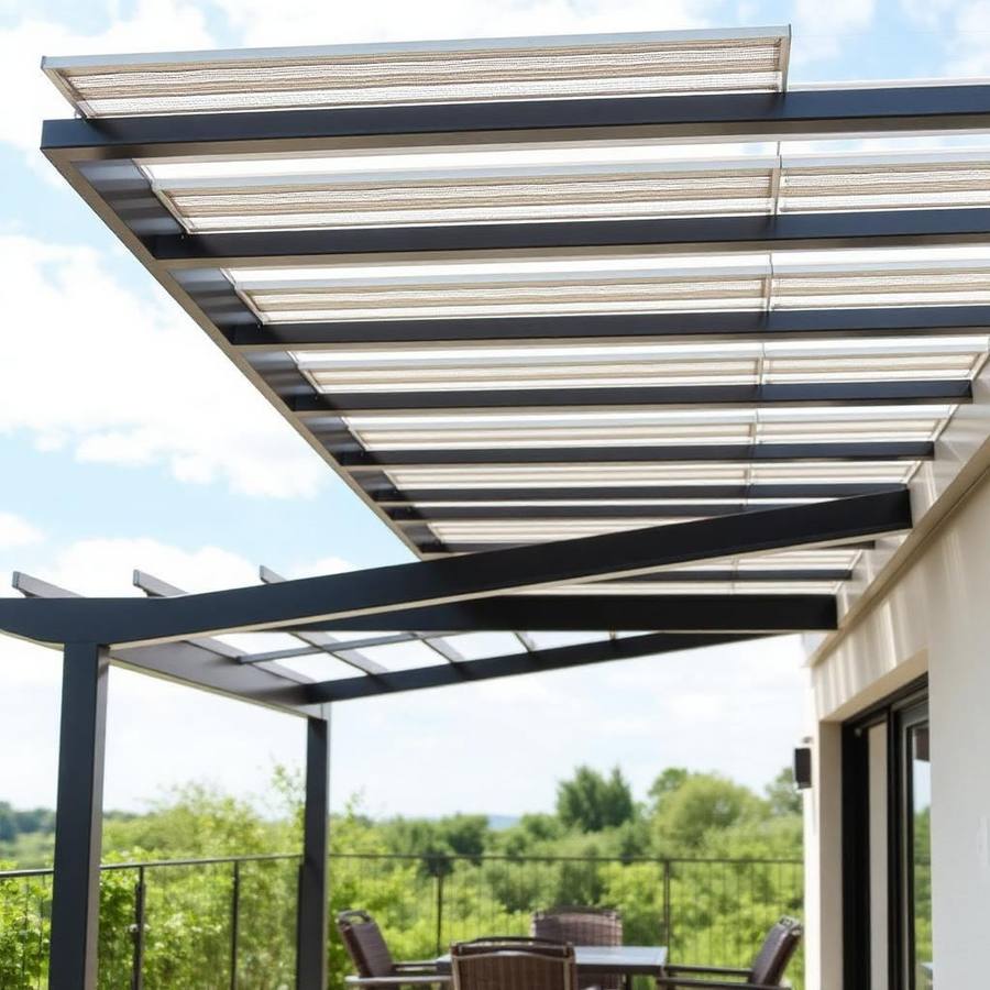 Houten Terrasoverkapping van Geïmpregneerd Douglashout – Natuurlijke Veranda met Karakter