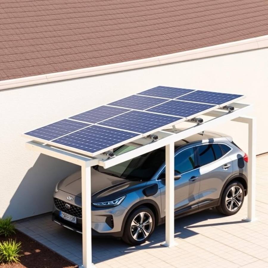 Lessenaarsdak Carport met Berging – Combinatie van Autoluifel en Tuinopslag