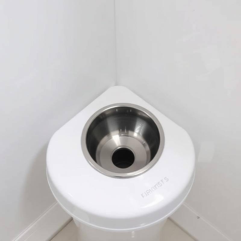 Compacte Pedaalemmer voor de Badkamer - Kleine RVS Vuilnisbak