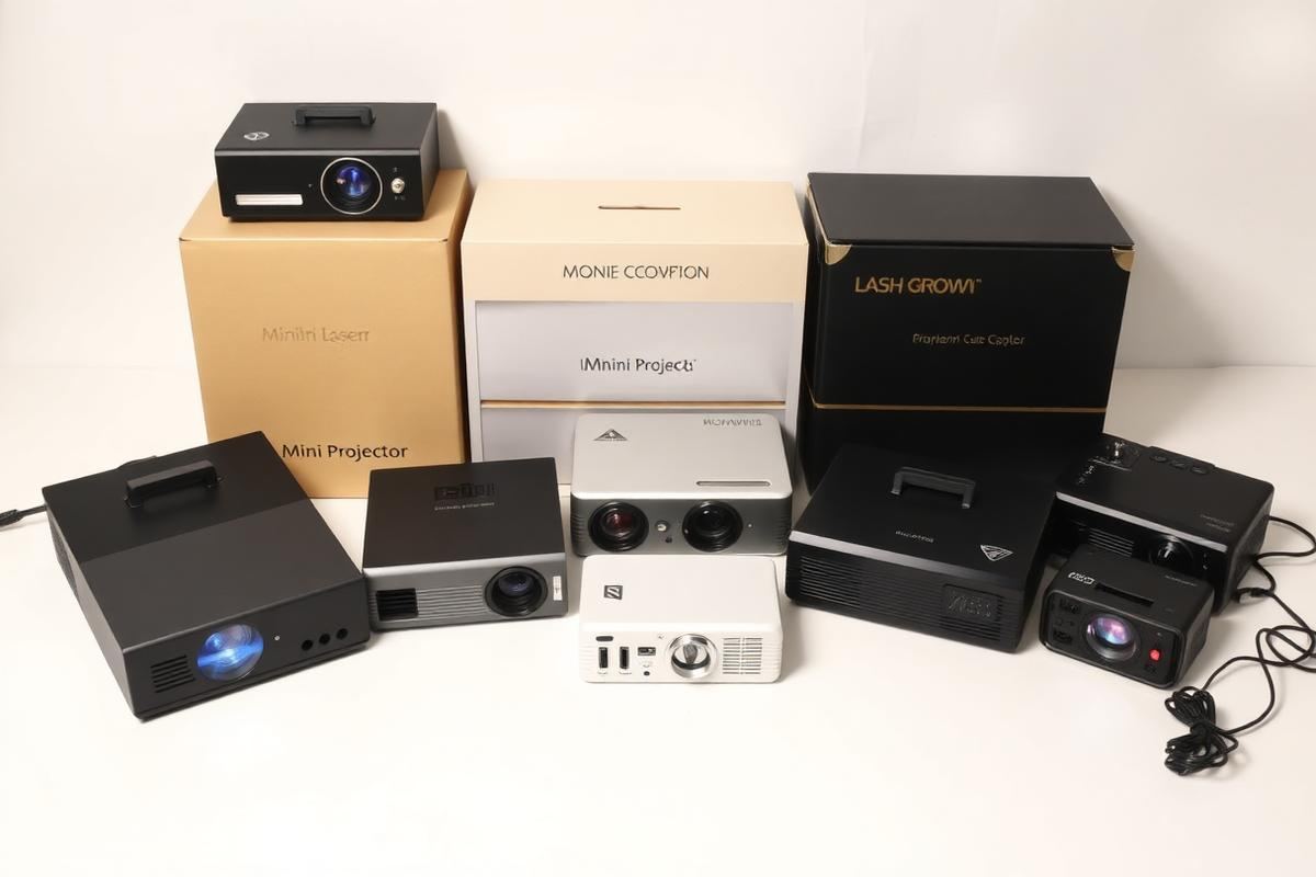 Vergelijking van verschillende draagbare projectors
