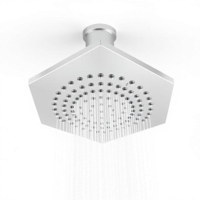 Ronde Regendouchekop met Anti-Kalk Nozzles - Eenvoudige Vervangdouchekop