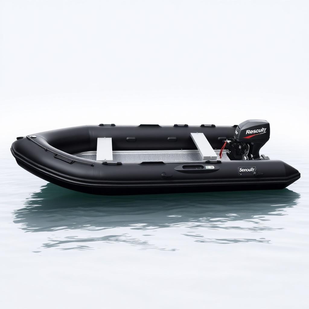 Sportieve Rubberboot met Aluminium Bodem en Motorsteun - Snelle Opblaasbare Boot