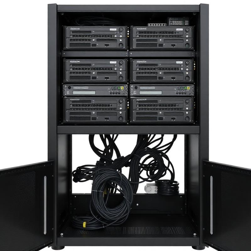 Complete Serverkast met Rack - Behuizing voor Servers en Netwerkapparatuur