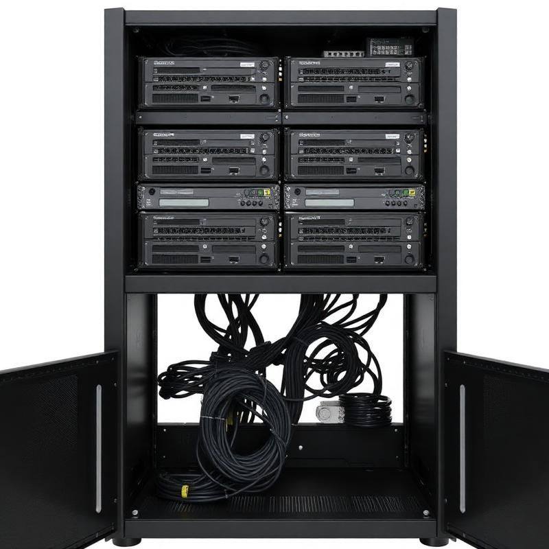 Complete Serverkast met Rack - Behuizing voor Servers en Netwerkapparatuur