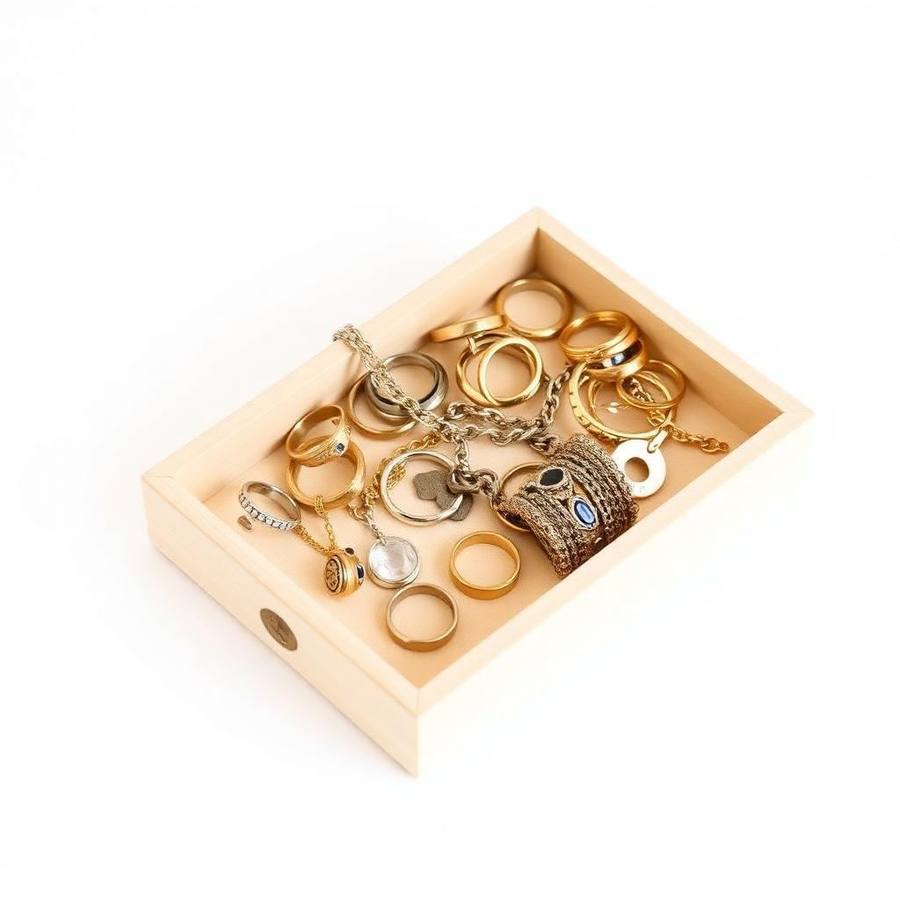 Stapelbare Sieraden Tray Set - Organizer Vakken voor Ringen en Kettingen