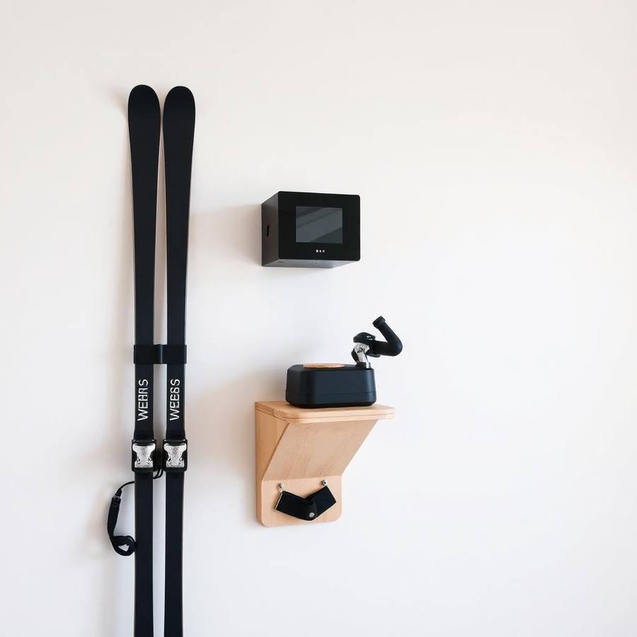 Wandgemonteerde Ruimtebesparende Ski Trainer – Minimalistisch Design