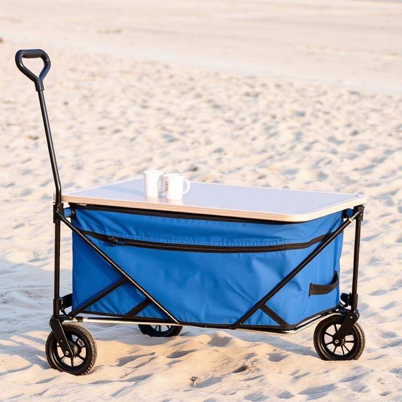 Homcom Strandwagen met Tafelblad