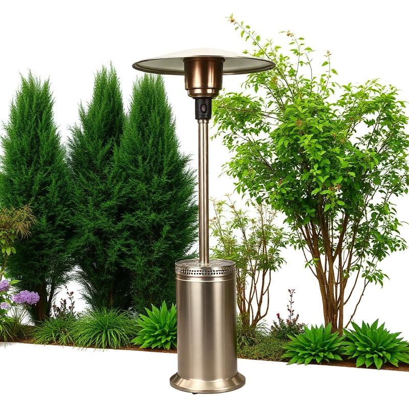 Staande Gas Terrasverwarmer Paddenstoel — Krachtige Patio Heater voor Open Terras
