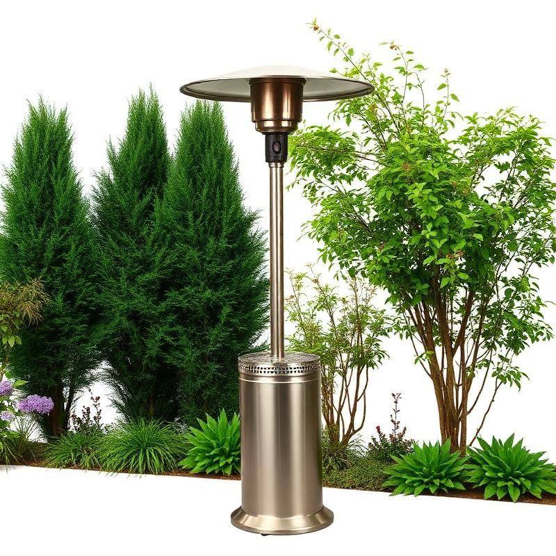 Staande Gas Terrasverwarmer Paddenstoel — Krachtige Patio Heater voor Open Terras