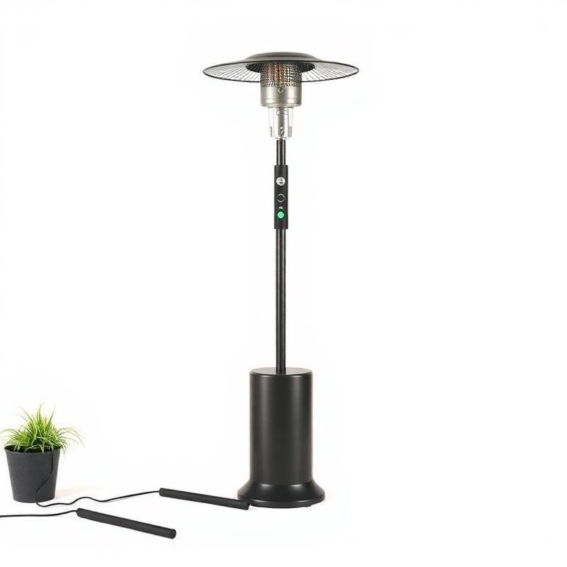 Carbon Infrarood Terrasverwarmer met Afstandsbediening — Snelle Patio Heater op Statief