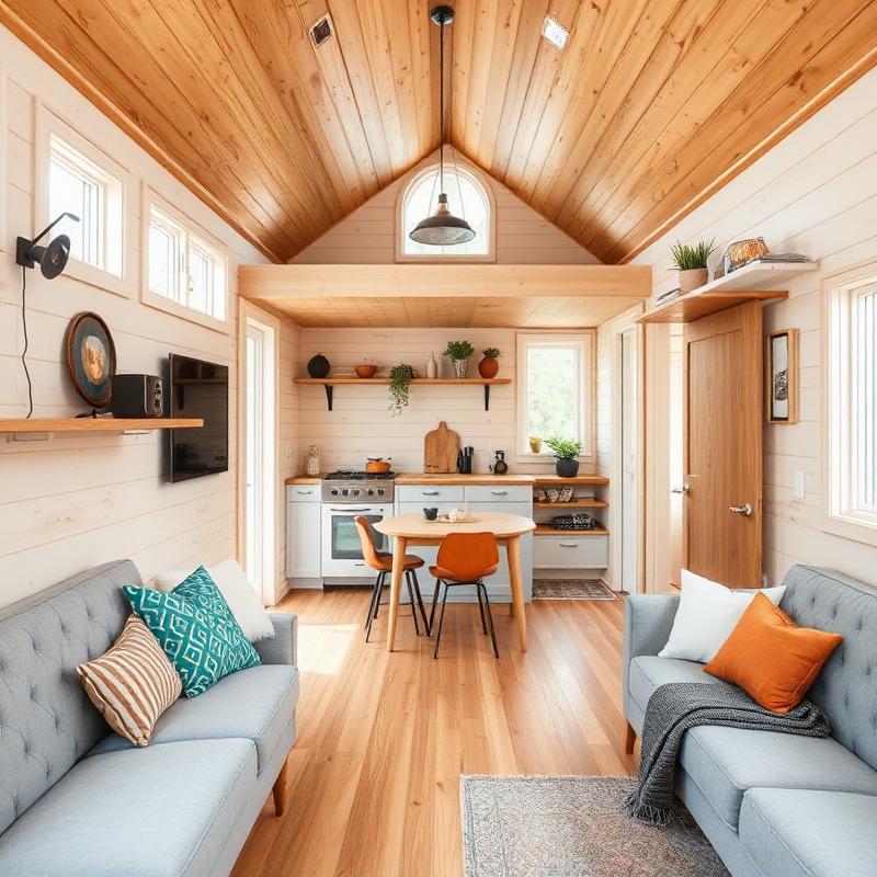 Tiny House Interieur Pakket - Open Keuken en Woonruimte Inrichting
