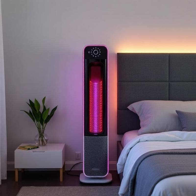 Smart Wifi Torenventilator met App-bediening — Slimme Tower Fan met LED-display en Spraakbesturing