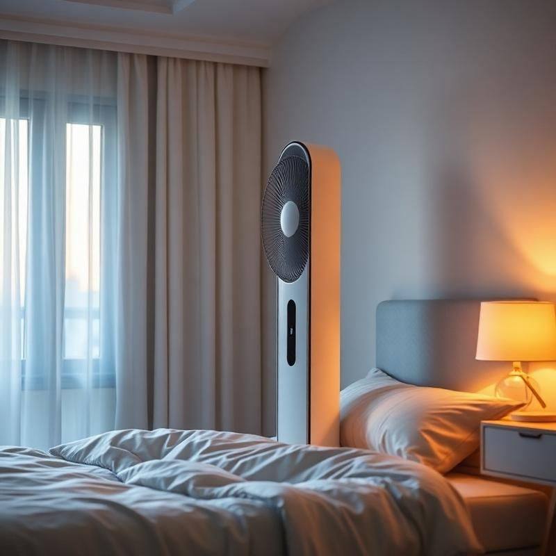 Stille DC-Torenventilator voor de Slaapkamer — Tower Fan met Nachtstand en Energiezuinige Motor