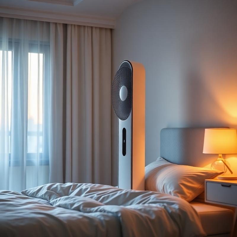 Stille DC-Torenventilator voor de Slaapkamer — Tower Fan met Nachtstand en Energiezuinige Motor