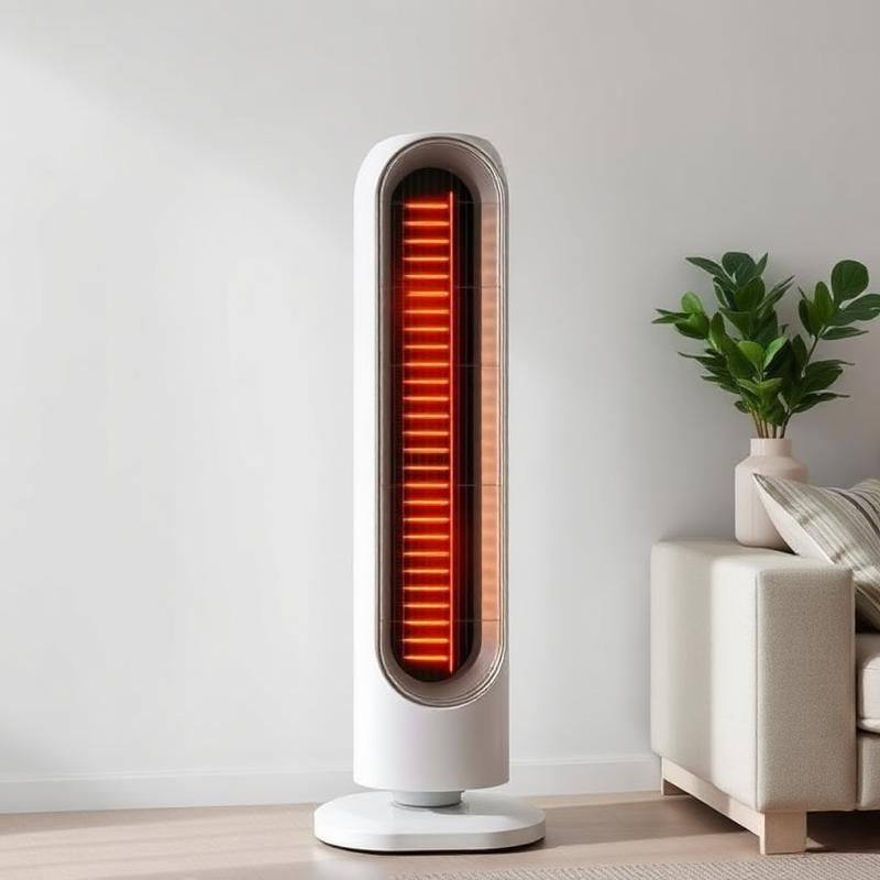 Torenventilator met Verwarming — 2-in-1 Tower Fan voor Koelen in de Zomer en Verwarmen in de Winter