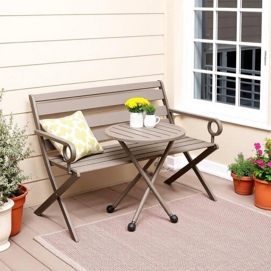Modulaire Loungeset met Verstelbare Opstelling — Flexibele Tuinbank Set naar Wens