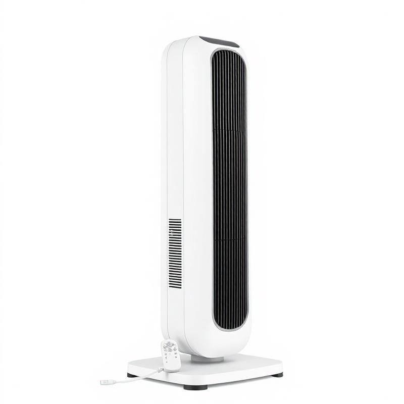Slanke Torenventilator met Afstandsbediening — Ruimtebesparende Ventilator met Timer