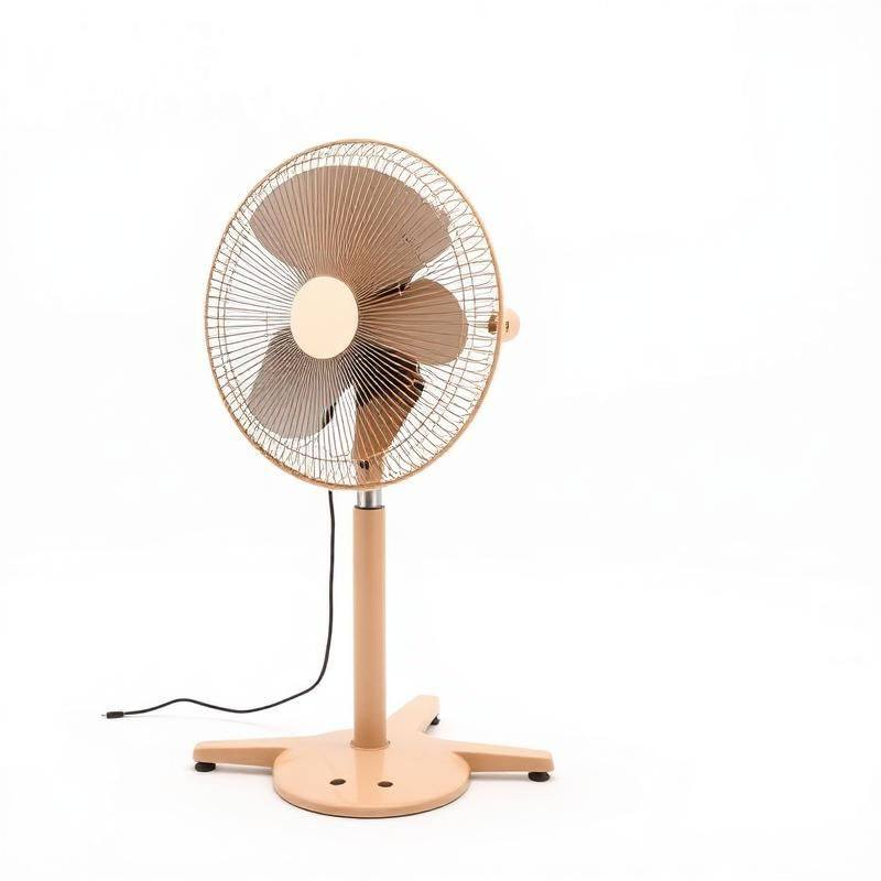 Stille DC-Statiefventilator voor de Slaapkamer — Fluisterstille Ventilator met Nachtstand